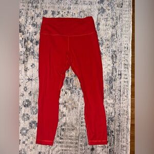 Lululemon Align High Rise Leggings- Size 10- Color: Dark Red